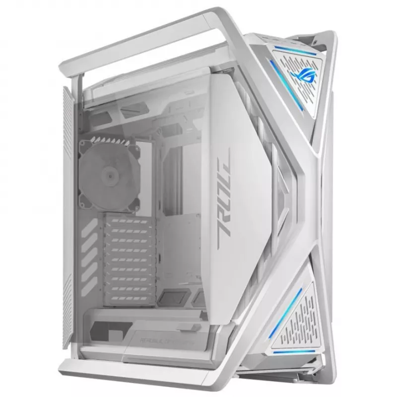 ASUS ROG GR701 Hyperion White, PC korpusas, Baltas, ATX, EATX, micro ATX, Mini-ITX, Aliuminis, Daugiaspalvis, Priekis