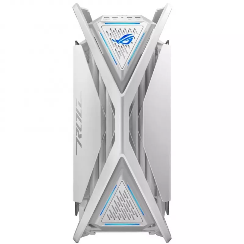 ASUS ROG GR701 Hyperion White, PC korpusas, Baltas, ATX, EATX, micro ATX, Mini-ITX, Aliuminis, Daugiaspalvis, Priekis