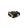 Savio CL-21 HDMI–DVI adapteris, moteriška jungtis / moteriška jungtis, juodas