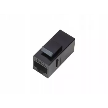 Avizio Alantec WTM17 - RJ45 kištukas, moteriškas, tiesus, juodas, plastikinis