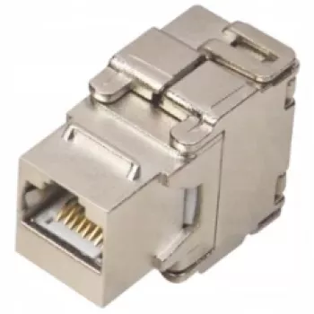 Avizio Alantec MKB-S6-1 - RJ45 lizdas - sidabrinis - metalinis - tiesus - 22/24 AWG