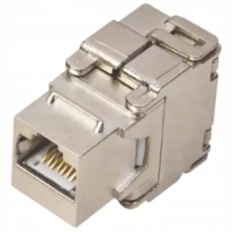 Avizio Alantec MKB-S6-1 - RJ45 lizdas - sidabrinis - metalinis - tiesus - 22/24 AWG