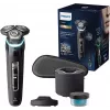 Philips SHAVER Series 9000 S9976/55 vyriškas skustuvas su rotaciniu skustuvu ir trimeriu, juodos spalvos