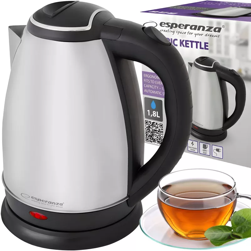 Esperanza EKK104X Elektrinis virdulys 1.8 L 2200 W Nerūdijantis plienas