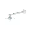 Sieninis laikiklis AVTEK WallMount Next 1200 – plieninis, baltas, teleskopinis, 360° sukimasis, pakreipimas ±42°, maks. apkrova 20 kg