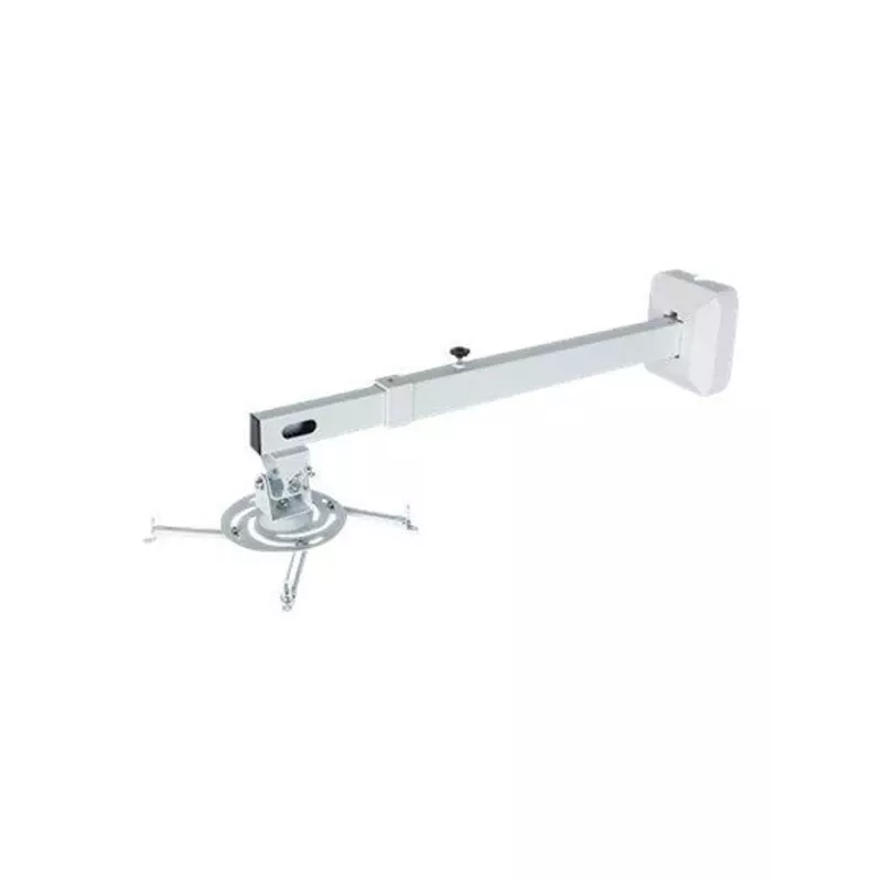 Sieninis laikiklis AVTEK WallMount Next 1200 – plieninis, baltas, teleskopinis, 360° sukimasis, pakreipimas ±42°, maks. apkrova 20 kg
