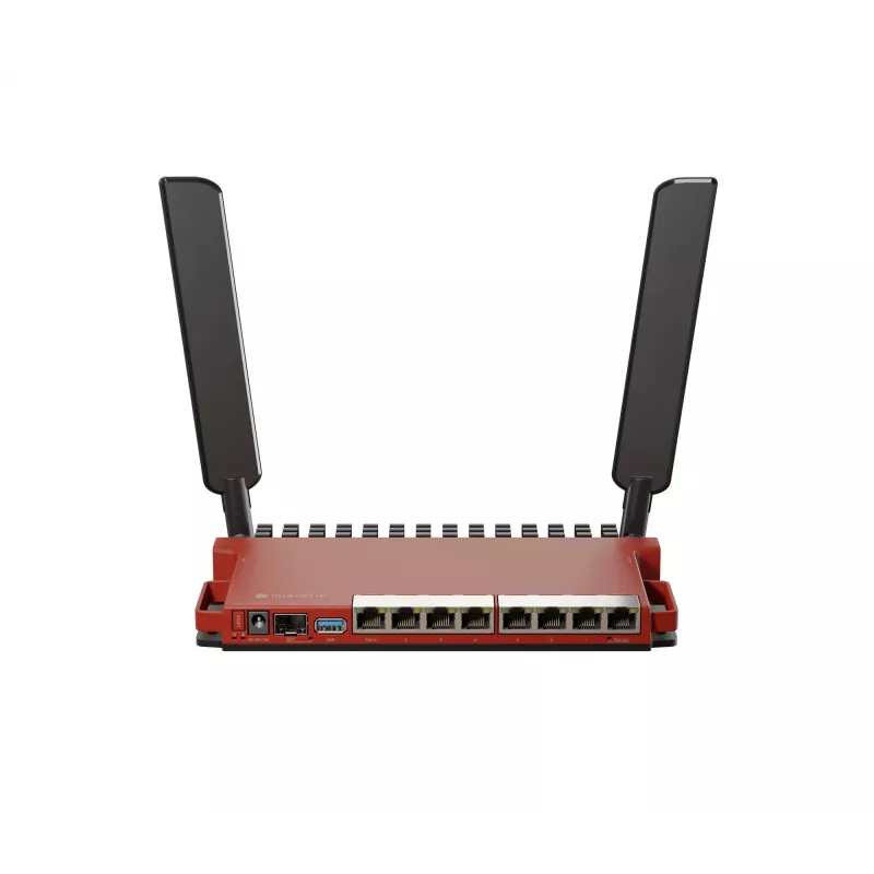 Mikrotik L009UiGS-2HaxD-IN belaidis maršrutizatorius Gigabit Ethernet vienos juostos (2,4 GHz) raudonas