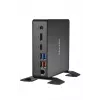Shuttle XPC Nano PC NC40U, Intel Celeron 7305U, 1x HDMI, 1x DP, 1x USB-C/DP, 6x USB3.2, 1x 2,5 colio vieta, 2x M.2, 1x LAN, RAID, 24/7 nuolatinis darbas, su VESA ir stovu