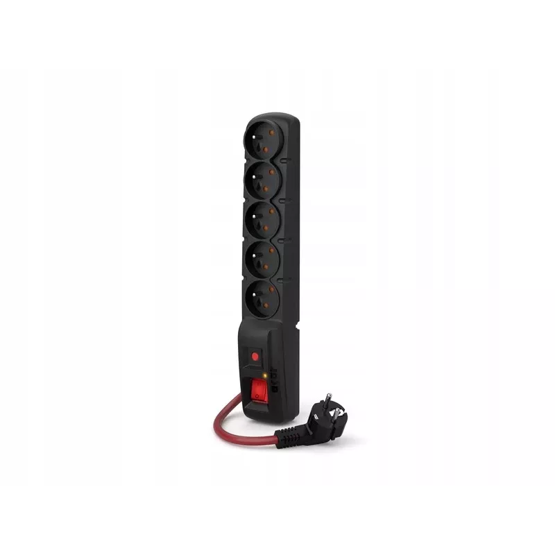 ACAR F5 POWER Black 5 lizdų 230 V 10 m
