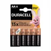 Baterijų rinkinys Duracell Basic AA / LR6 — 6 vnt (šarminės)