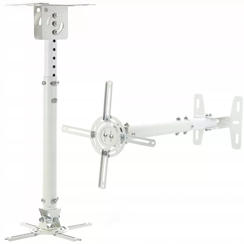 Projektoriaus pakabinimo laikiklis P-107W baltas 45-76cm 15KG