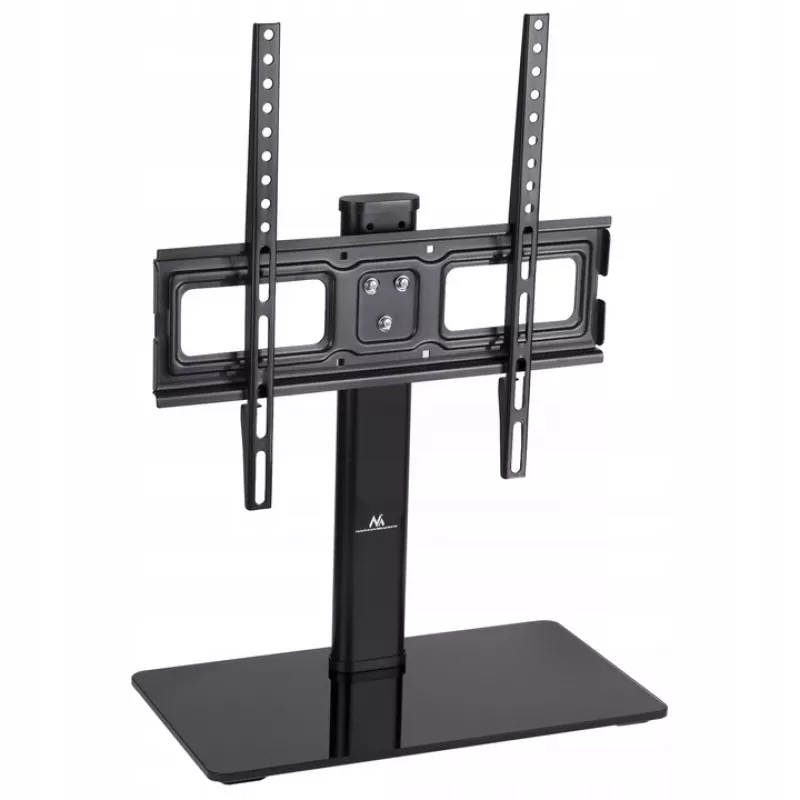 TV stovas MACLEAN MC-450 televizoriams nuo 32 iki 65 colių, maksimali apkrova 40 kg, VESA iki 400×400, montavimui ant stalo