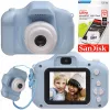 Denver KCA-1340BU vaikiškas skaitmeninis fotoaparatas su žaidimais ir 64GB kortele