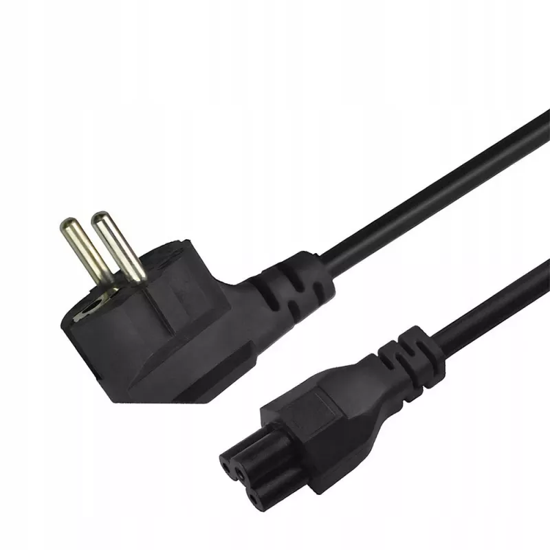 Maitinimo laidas Savio Strom IEC 60320 C5 CEE 7/7 3m juodas C5 mova C tipo