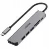 USB-C HUB Unitek 7v1 Aliuminis PD 100W 5 Gbps – kelių prievadų adapteris su Power Delivery