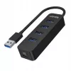 UNITEK uHUB Q4 USB 3.2 Gen 1 (3.1 Gen 1) Type-A 5000 Mbit/s Juodas