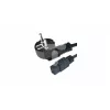 Maitinimo laidas CEE 7/7 - IEC 320 C19 16A VDE 1,8 m juodas