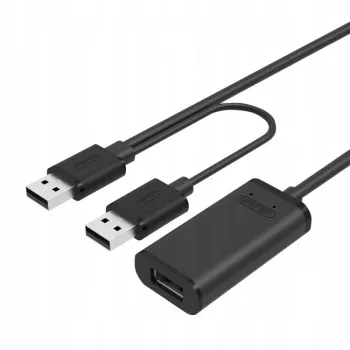 Aktyvus USB 2.0 ilginimo kabelis, 20 m; Y-279