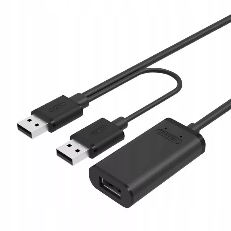 Aktyvus USB 2.0 ilginimo kabelis, 20 m; Y-279