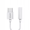 USB Type-C (M) – Jack 3,5 mm (M) garso adapteris baltas SAVIO AK-51