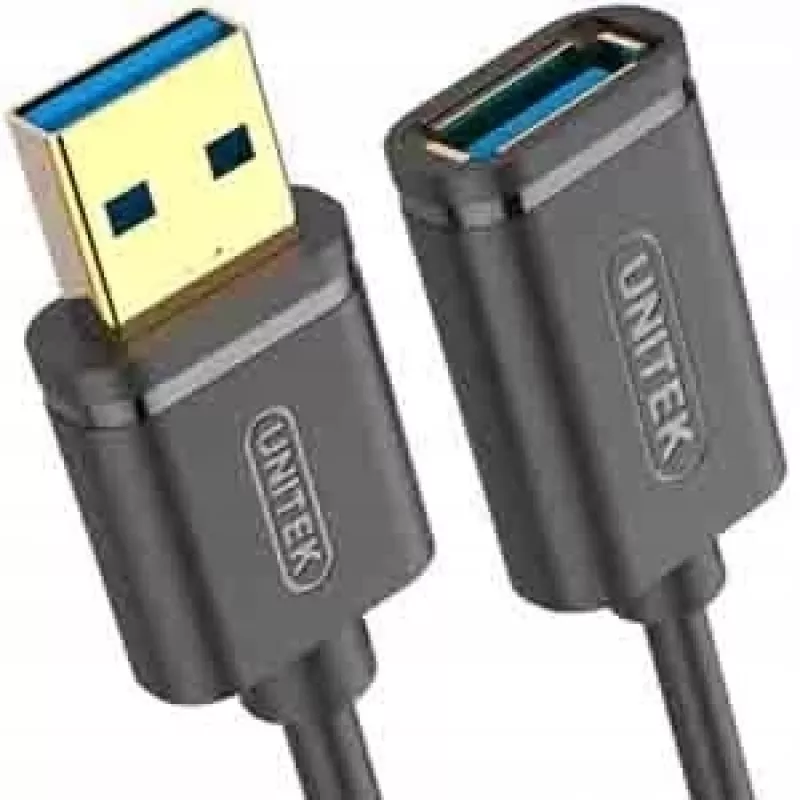 Unitek Y-C4030GBK USB 3.1 Gen 1 ilginamasis kabelis, A tipo kištukas į lizdą, 3 m, juodas