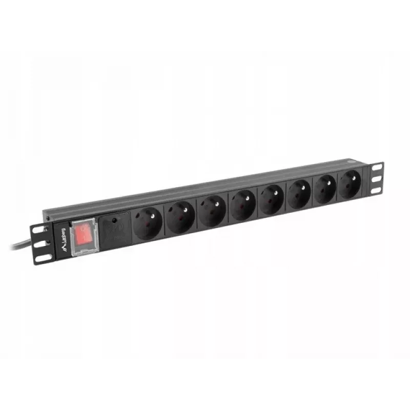 Maitinimo skirstytuvas Lanberg PDU-08E-0200-BK