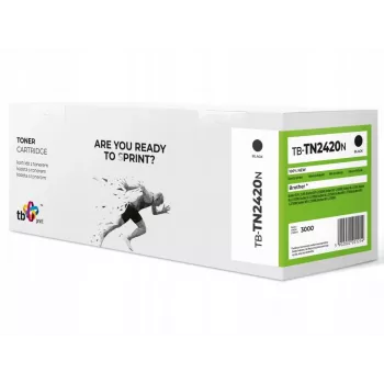 Dažų kasetė Brother TN2420 TB-TN2420N 100% nauja juoda