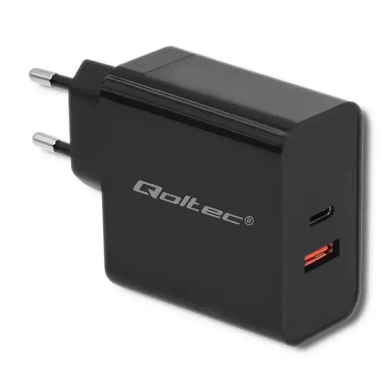 Maitinimo adapteris QOLTEC 51716 – 20V 3A (63W), juodas, universalus kroviklis