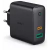 Sieninis įkroviklis Aukey PA-D3 2xUSB (1xUSB + 1xUSB C) Power Delivery 60W 5.4A