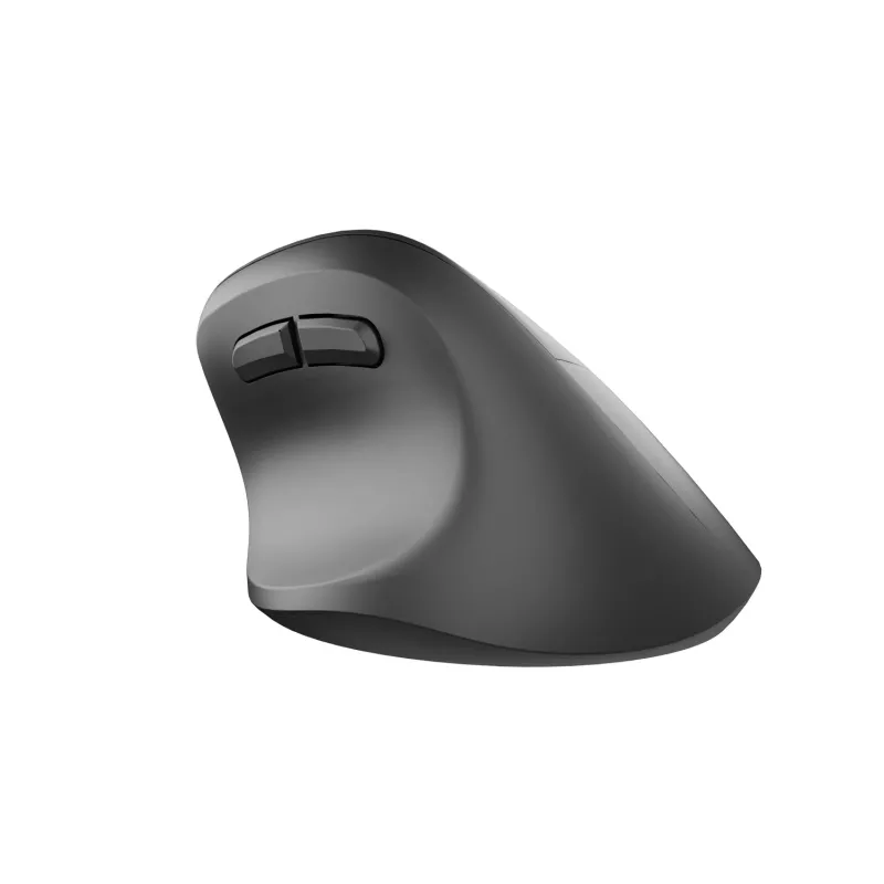 Vertikali belaidė pelė NATEC CRAKE 2 – Bluetooth 5.2, 2400 DPI, 6 mygtukai, dešinei rankai, juoda