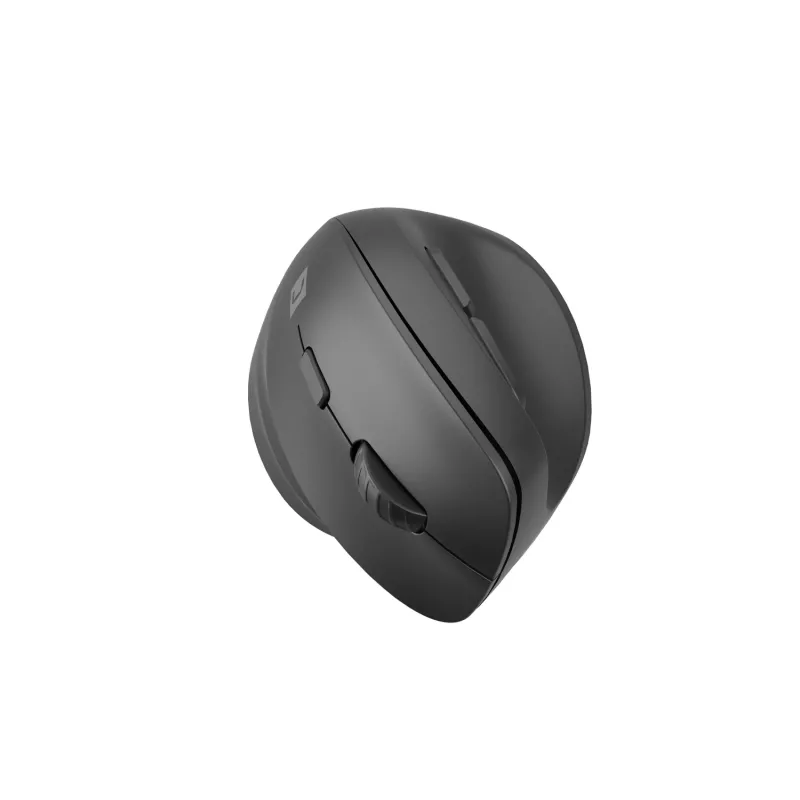 Vertikali belaidė pelė NATEC CRAKE 2 – Bluetooth 5.2, 2400 DPI, 6 mygtukai, dešinei rankai, juoda