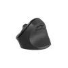 Vertikali belaidė pelė NATEC CRAKE 2 – Bluetooth 5.2, 2400 DPI, 6 mygtukai, dešinei rankai, juoda