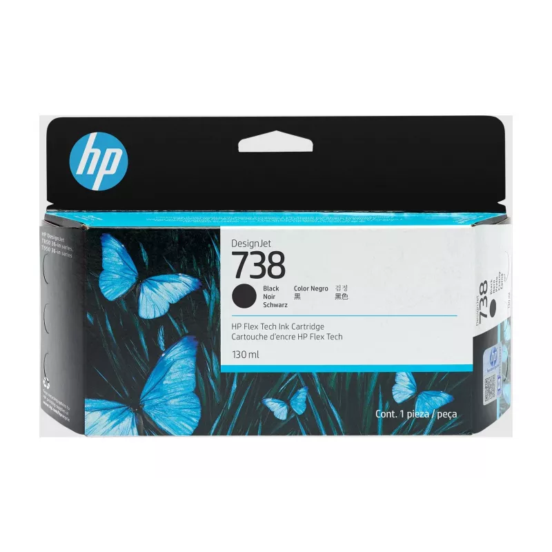 Kasetė HP 498N4A 738 Juoda, suderinama su HP spausdintuvais
