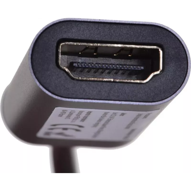 UNITEK V1420A vaizdo kabelio adapteris 0,15 m USB-C į HDMI pilka