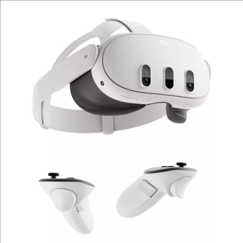 META Quest 3 Specializuotas ant galvos montuojamas ekranas Baltas