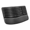 Klaviatūra Logitech Wave Keys Office RF Wireless + Bluetooth QWERTY Danų Suomių Norvegų Švedų Grafitas