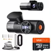 Automobilinis vaizdo registratorius VANTRUE N5 Nexus 5 – 4 kanalų, 2592×1944 pagrindinė kamera, 160° priekis/vidus, GPS, Wi‑Fi, IPS ekranas, MicroSD iki 512 GB