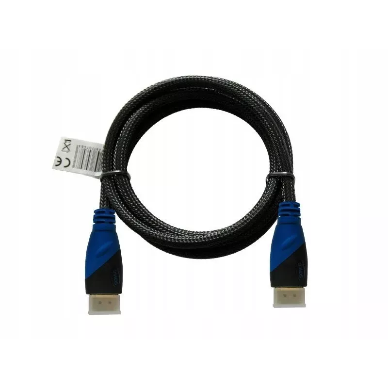 HDMI kabelis SAVIO CL-48 2 m, HDMI 1.4, 4K (4096x2160), ARC, Ethernet, auksuoti kontaktai