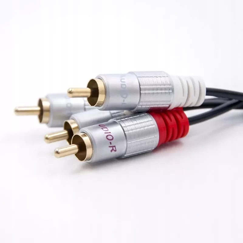 Garso laidas Qoltec 52337 2 m 2 x RCA juodas