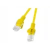 Lanberg PCU5-20CC-0025-Y Cat.5e UTP tinklo kabeliai, 0,25 m, geltoni, 10 vnt.