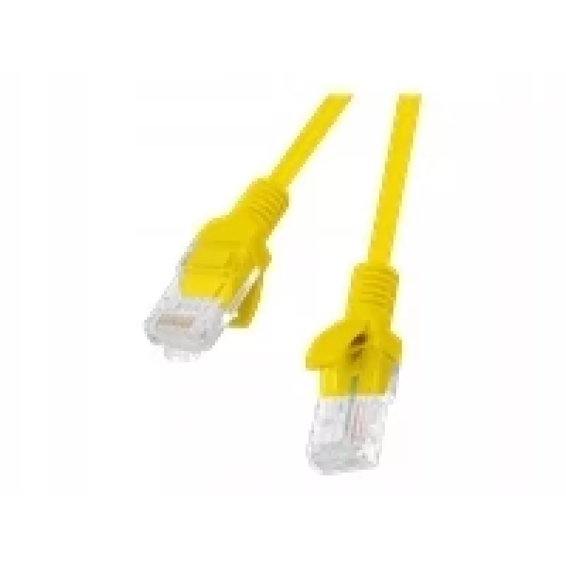 Lanberg PCU5-20CC-0025-Y Cat.5e UTP tinklo kabeliai, 0,25 m, geltoni, 10 vnt.