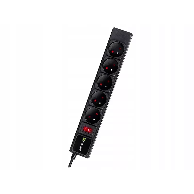 Ilgintuvas su apsauga nuo viršįtampių TRACER PowerGear Tracer 47138 5 m juodas