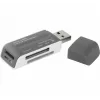 Kortelių skaitytuvas DEFENDER ULTRA SWIFT USB 2.0 model 83260 – suderinamas su SD ir microSD kortelėmis
