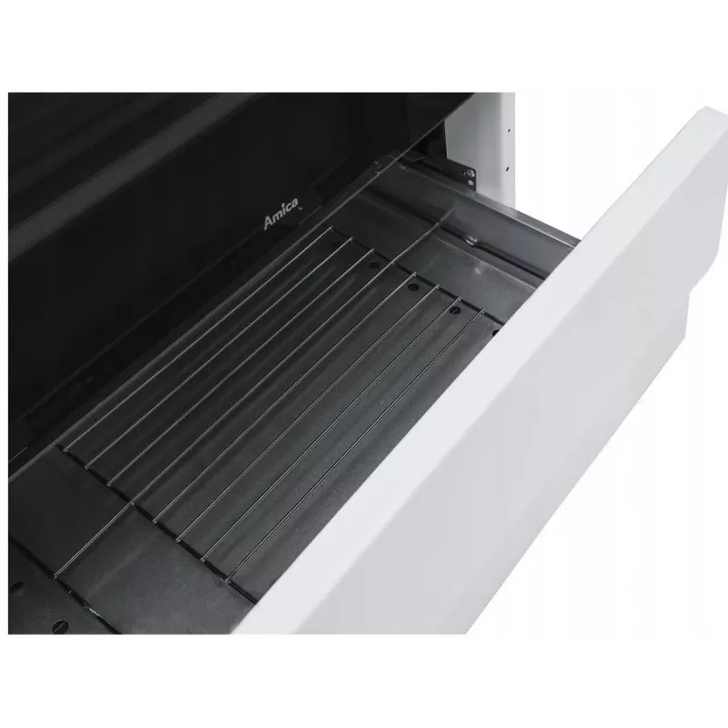 Laisvai pastatoma viryklė Amica SHM51071W balta dujinė 4 zonos 63L