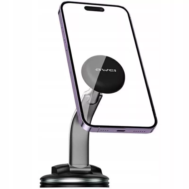 Magnetinis telefono laikiklis Awei X45 ant priekinio stiklo ir prietaisų skydelio