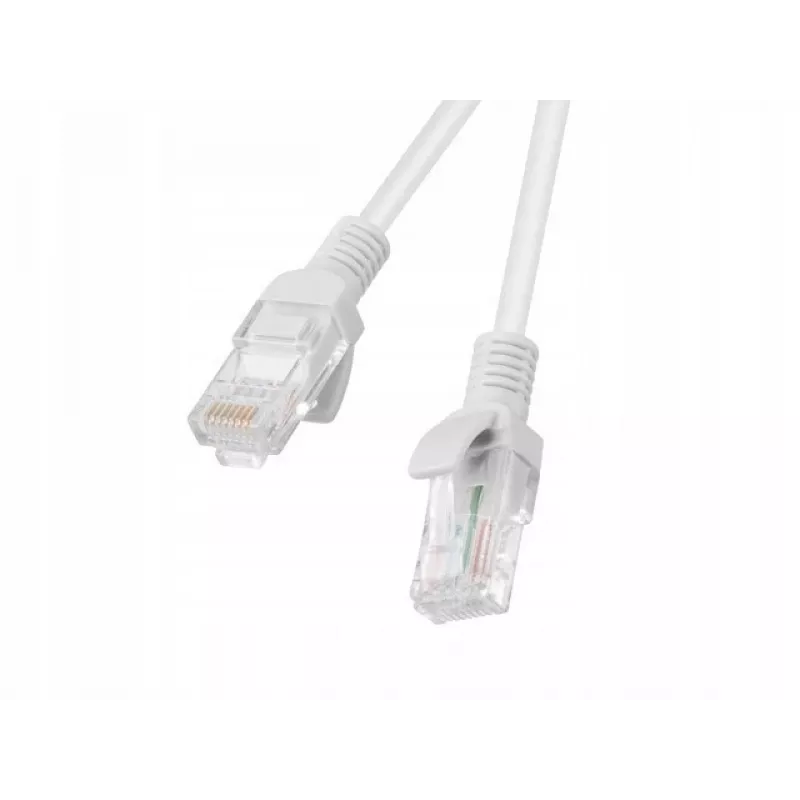 Tinklo kabelis LANBERG Cat6 RJ-45 iki RJ-45, vytos varinės gyslos, U/UTP, 1,5 m, baltas