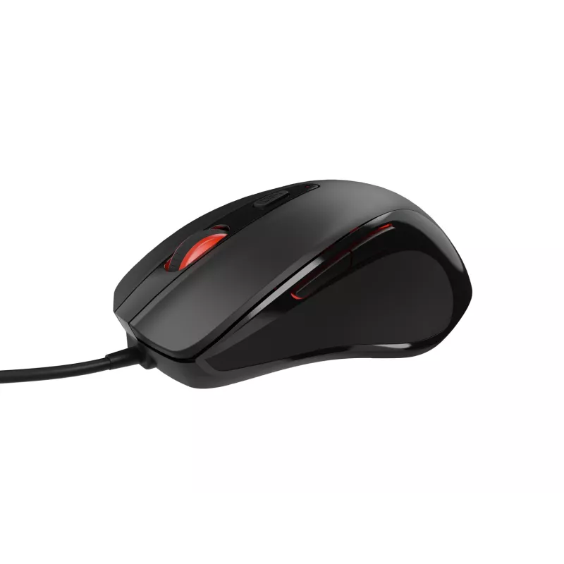 Laidinė optinė pelė NATEC NMY-2047 USB Type-A, 4000 DPI, 6 mygtukai, dešinei rankai, foninis apšvietimas