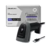 Nešiojamas brūkšninių kodų skaitytuvas QOLTEC 50863 – 1D/2D, USB, LED, juodas, 5V, 1,8 m laidas