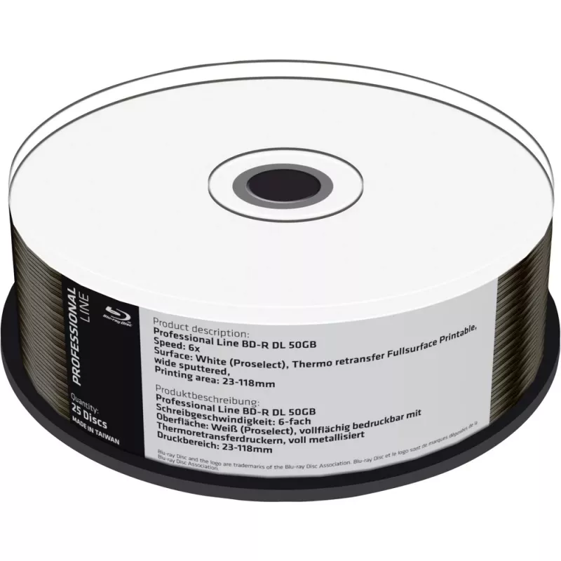 MediaRange BD-R DL 50GB 25 vnt. (MRPL404)