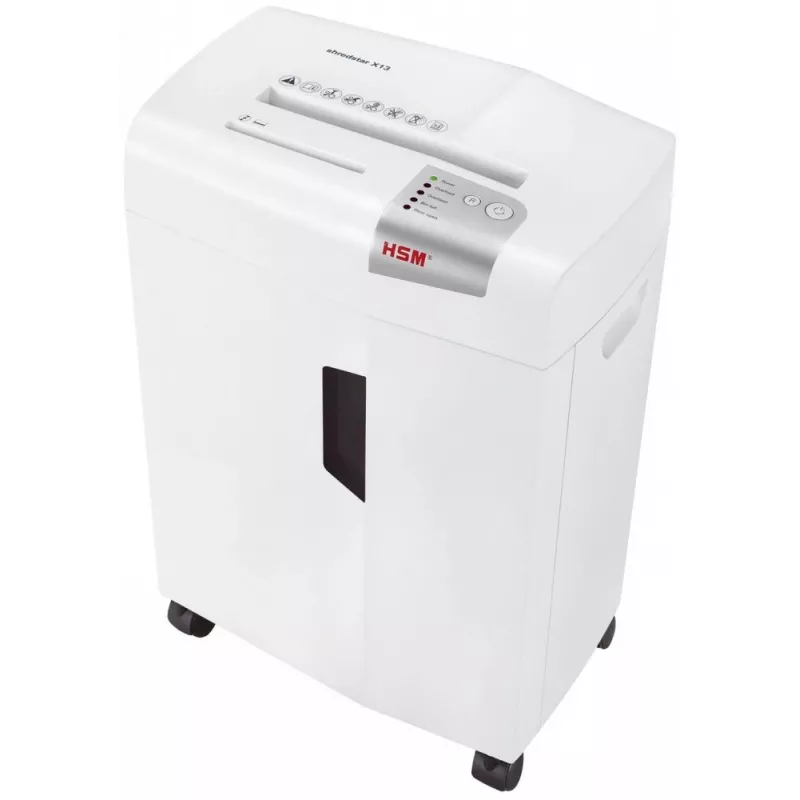 HSM shredstar X13 dokumentų smulkintuvas, 4 x 37 mm, su atskiru CD pjovimo mechanizmu